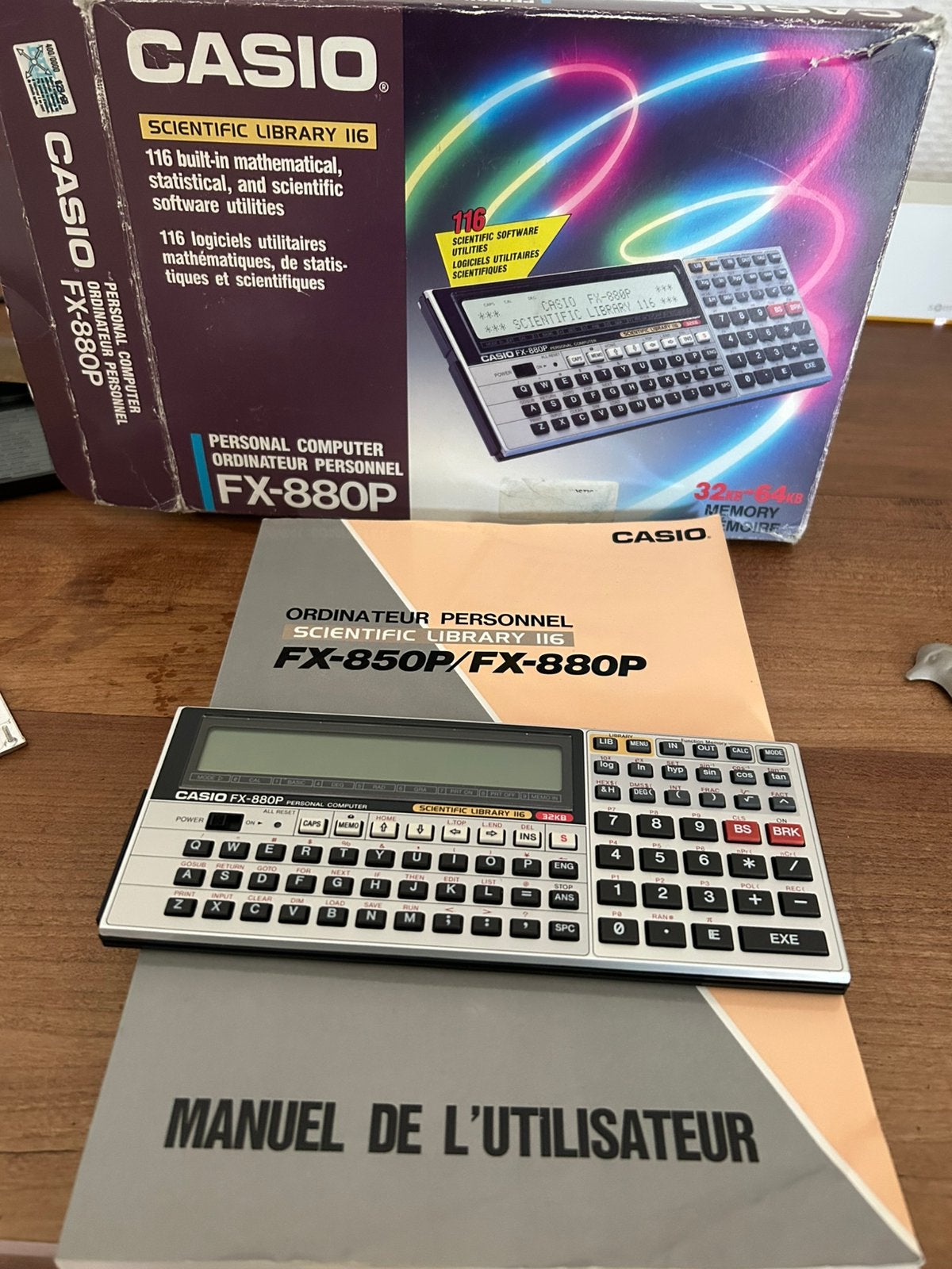 calculatrice/personal computer Casio FX-880P, Computers en Software, Ophalen of Verzenden, Gebruikt