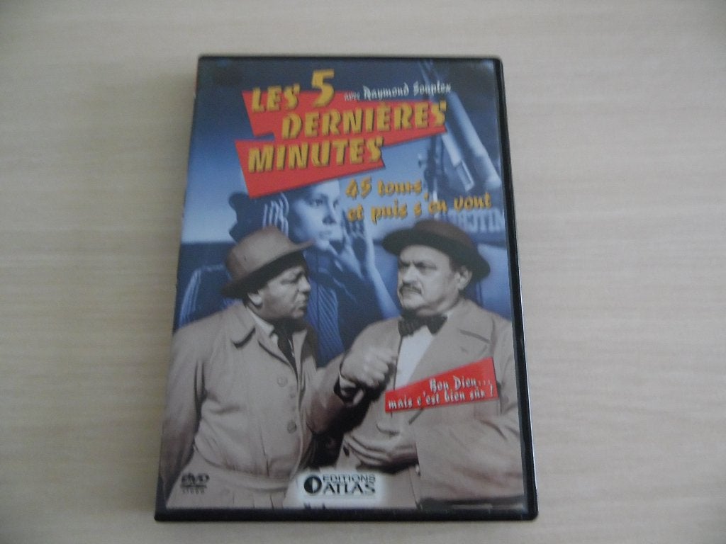 LES CINQ DERNIÈRES MINUTES  45 TOURS ET PUIS S'EN VONT, Cd's en Dvd's, Dvd's | Tv en Series, Frans, Alle leeftijden, Overige genres