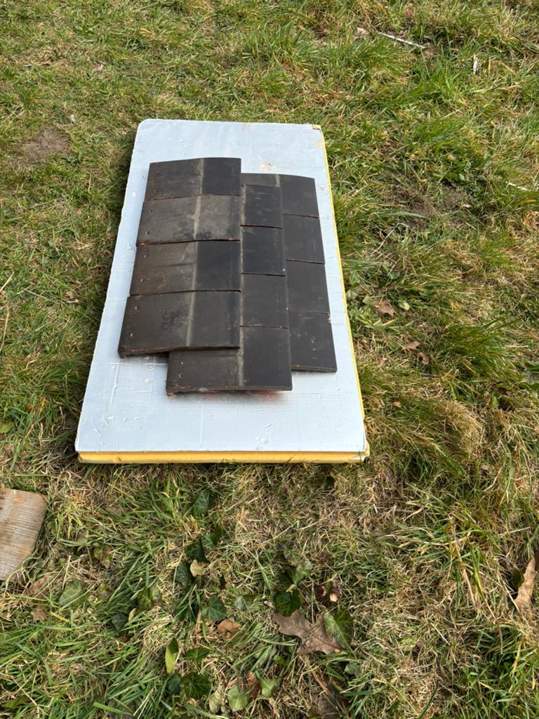 Tegelpannen met glazuur, Enlèvement, Comme neuf