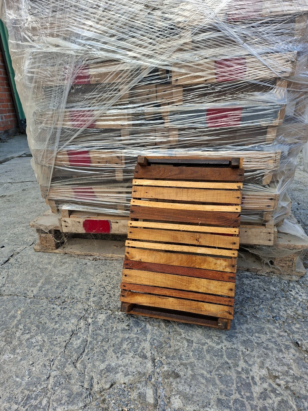 houten kistjes bakjes voor fruit en plantgoed, Ophalen