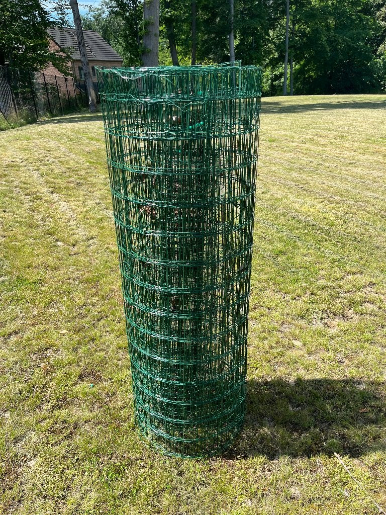 Grillage de clôture vert 10m x 1,5m, Enlèvement, Comme neuf, Clôture en treillis métallique