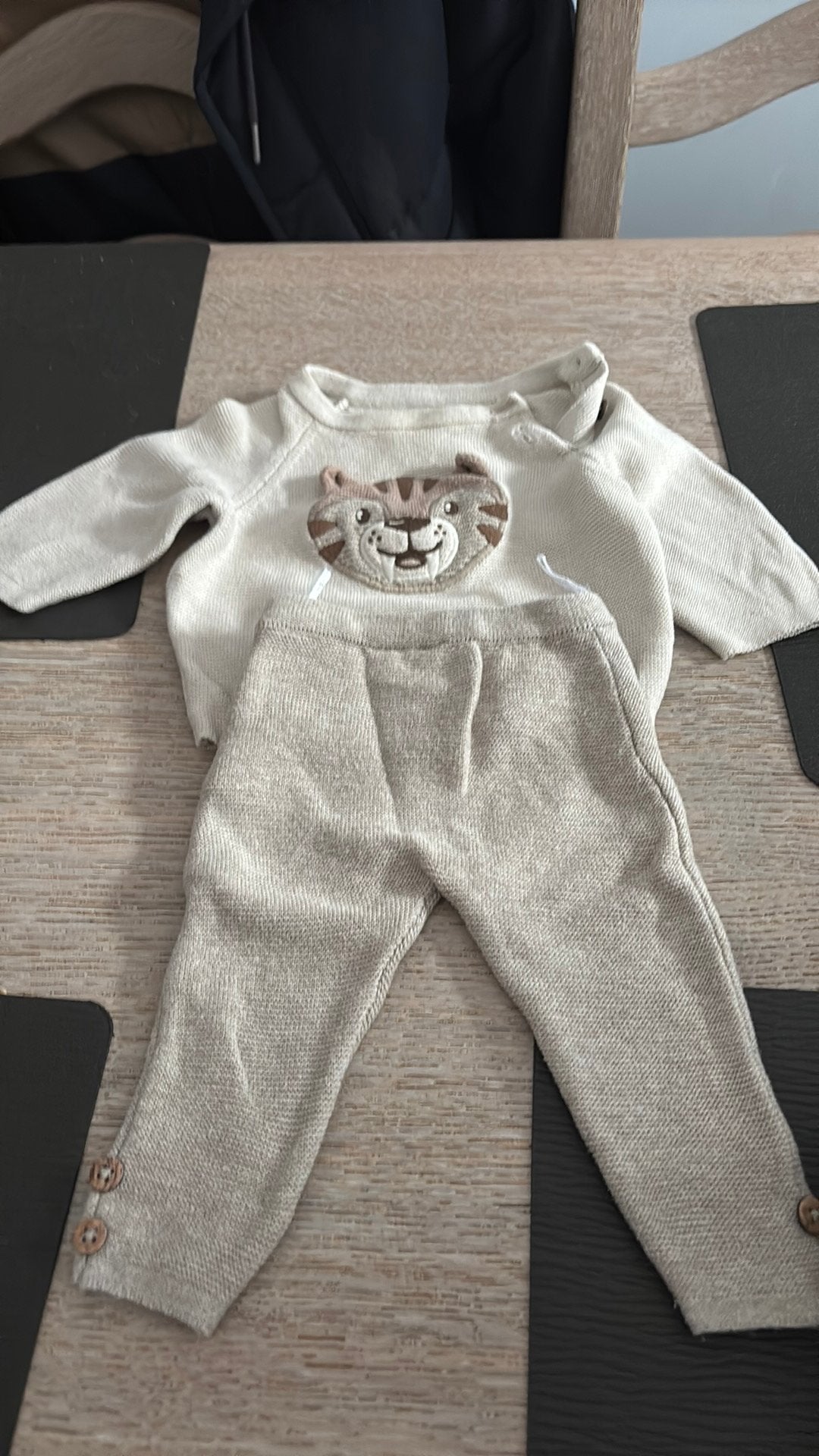 2 delige set, Kinderen en Baby's, Babykleding | Maat 50, Ophalen, Zo goed als nieuw