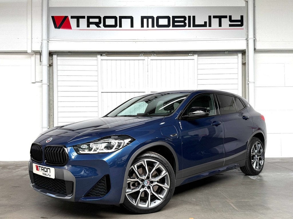 BMW X2 X2 PHEV 1.5iA xDrive25e M-Pack CAMERA*LED*CC*PDC*NAVI, Auto's, BMW, Automaat, X2, Gebruikt, Blauw