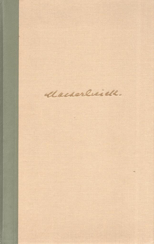 GEDICHTEN / TONEEL EN PROZA - MAURICE MAETERLINCK-NOBELPRIJS, Boeken, Gelezen, Ophalen of Verzenden, Eén auteur, Maurice Maeterlinck