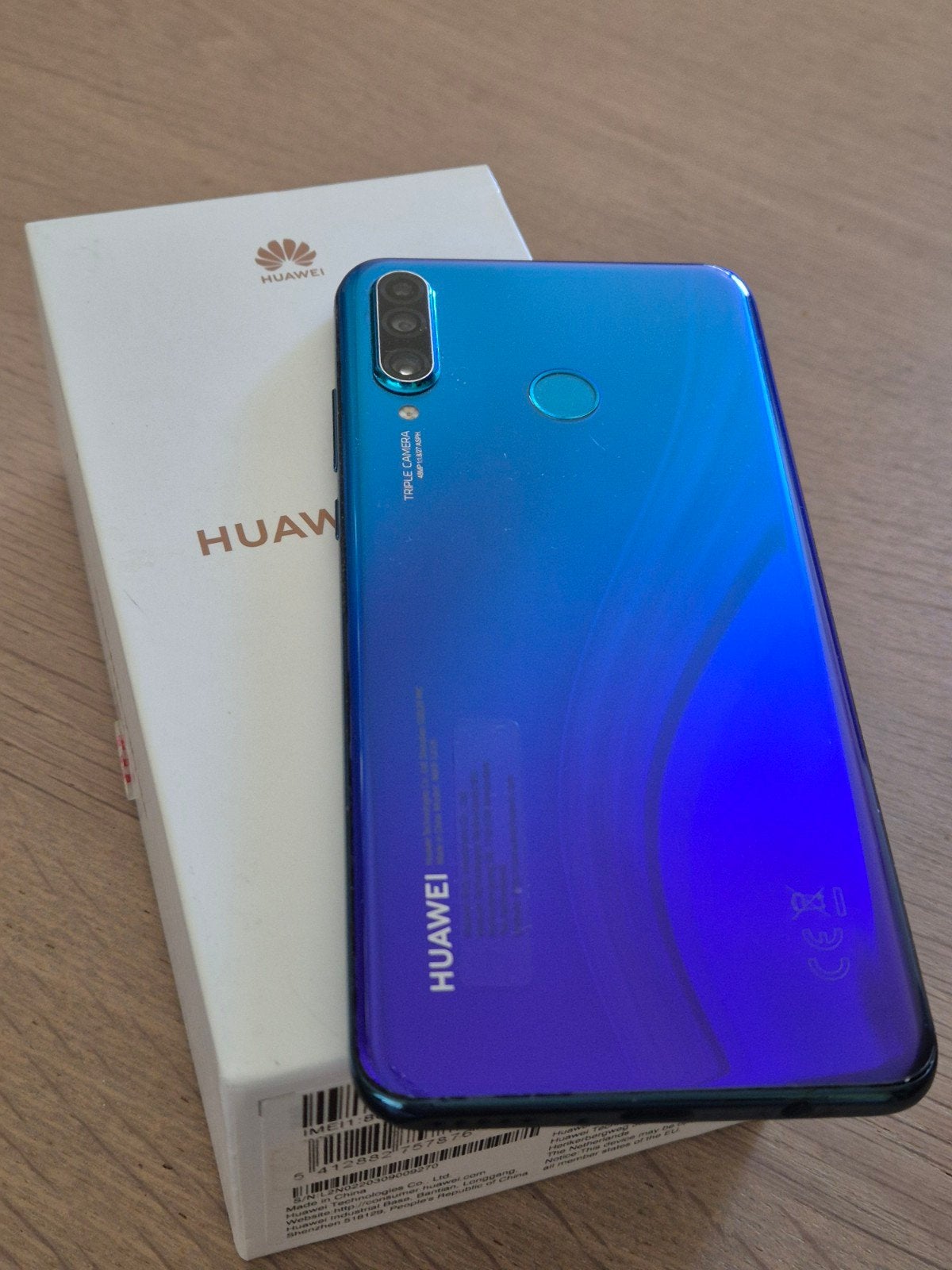 Als nieuw: Huawei P30 lite (Model MAR-LX1A) Peacock Blue, Télécoms, Téléphonie mobile | Huawei, Enlèvement ou Envoi
