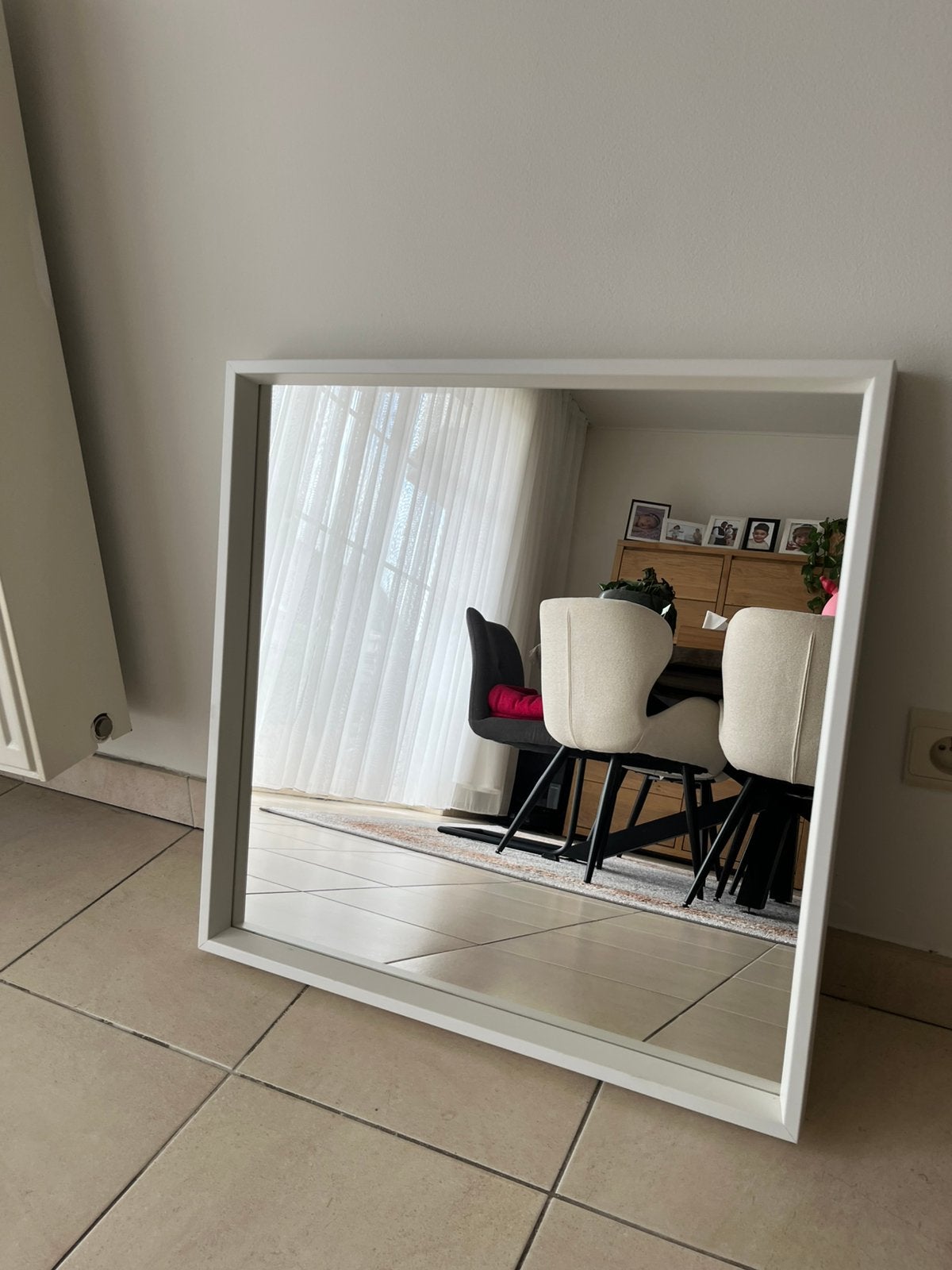 Spiegel Ikea 65x65, Huis en Inrichting, Ophalen, Vierkant, Zo goed als nieuw, Minder dan 100 cm