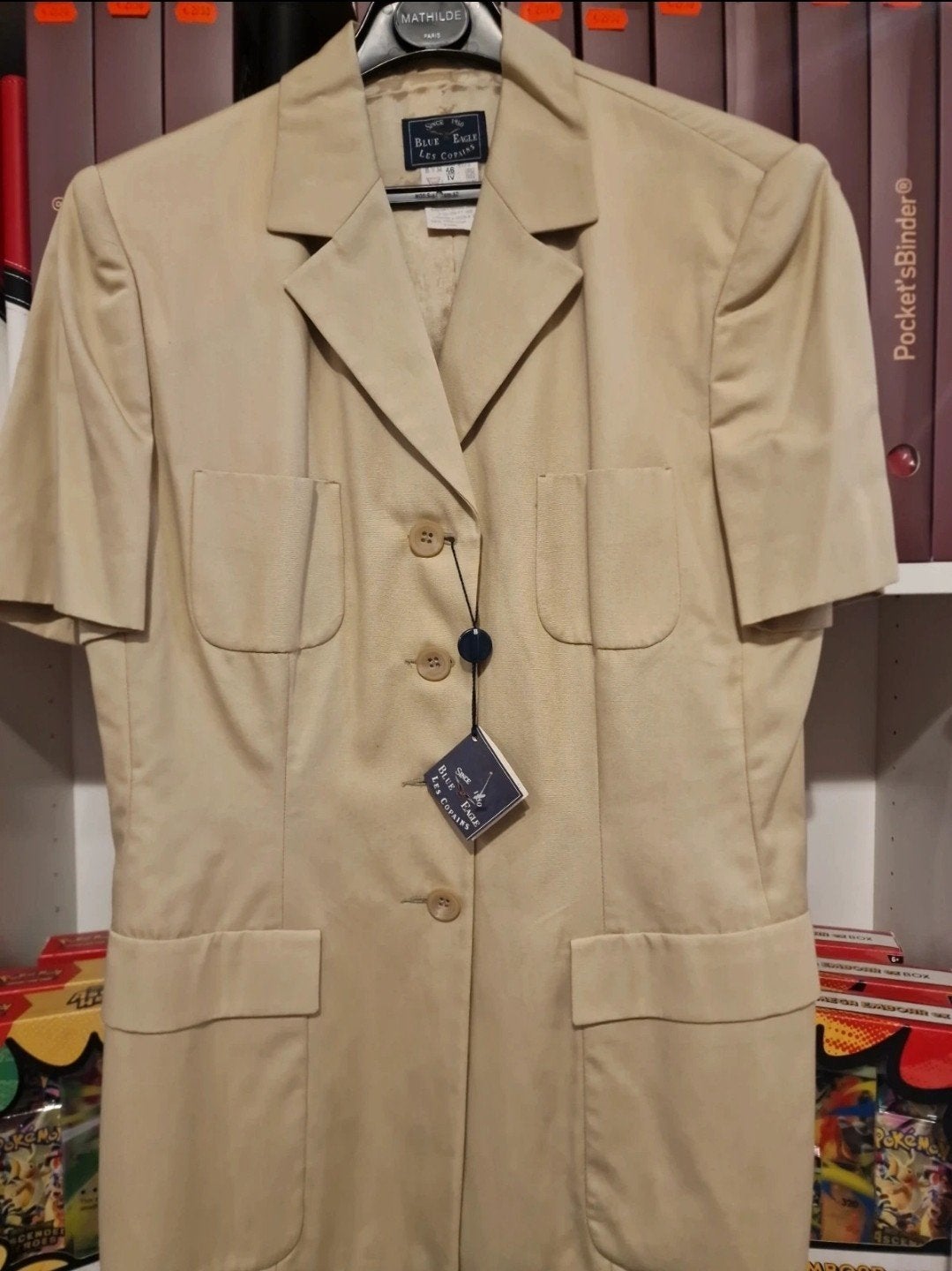 vest/ jas beige maat 46 nieuw Merk les copains, Enlèvement, Taille 46/48 (XL) ou plus grande, Jaune