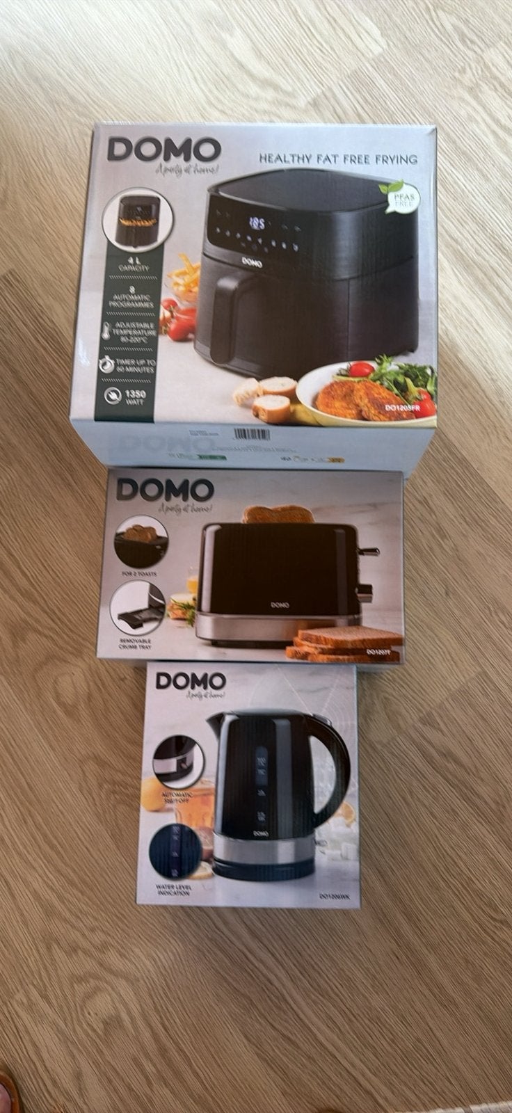 Airfryer, broodrooster en waterkoker, Elektronische apparatuur, Ophalen, Nieuw