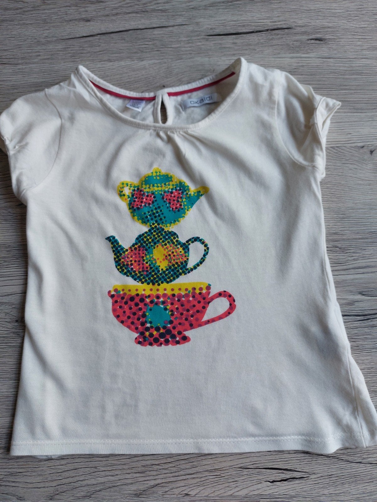 T-shirt Okaïdi taille 5 ans, Enlèvement, Comme neuf, Okaidi, Fille