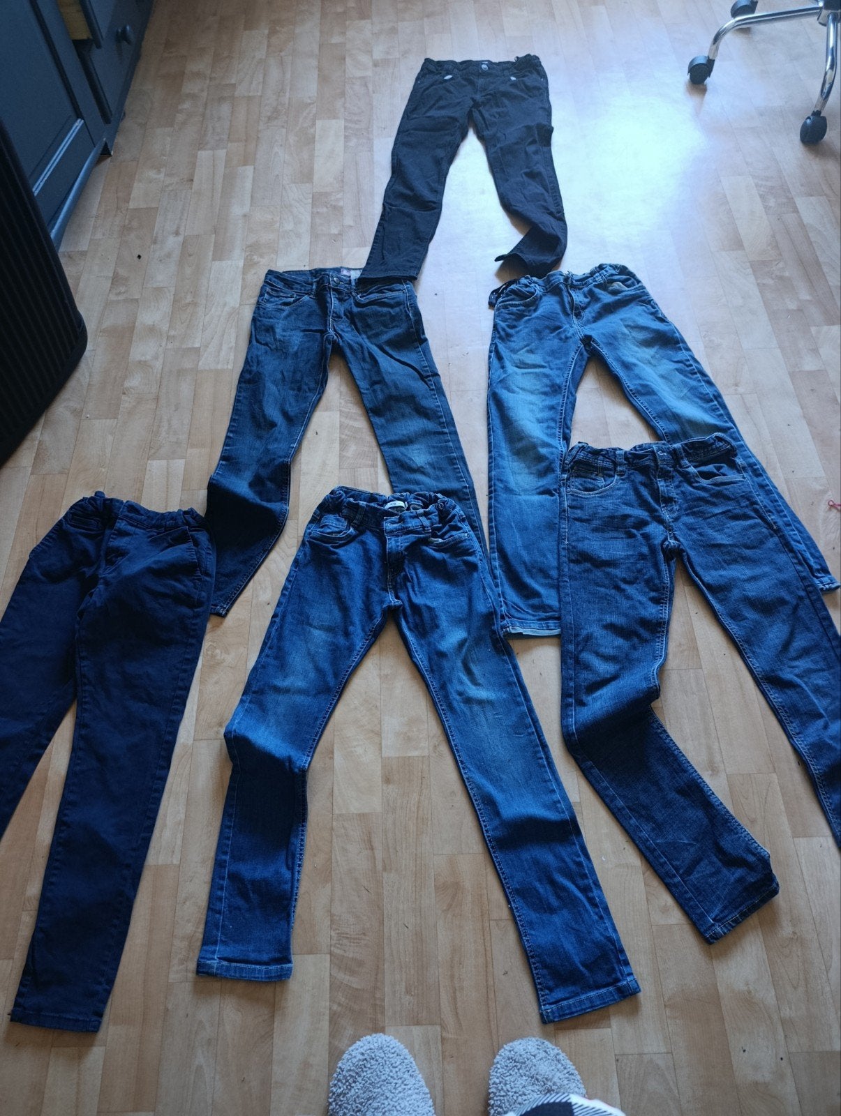 lot de 6 pantalons 12 ans, Enlèvement ou Envoi, Porté, Taille 34 (XS) ou plus petite