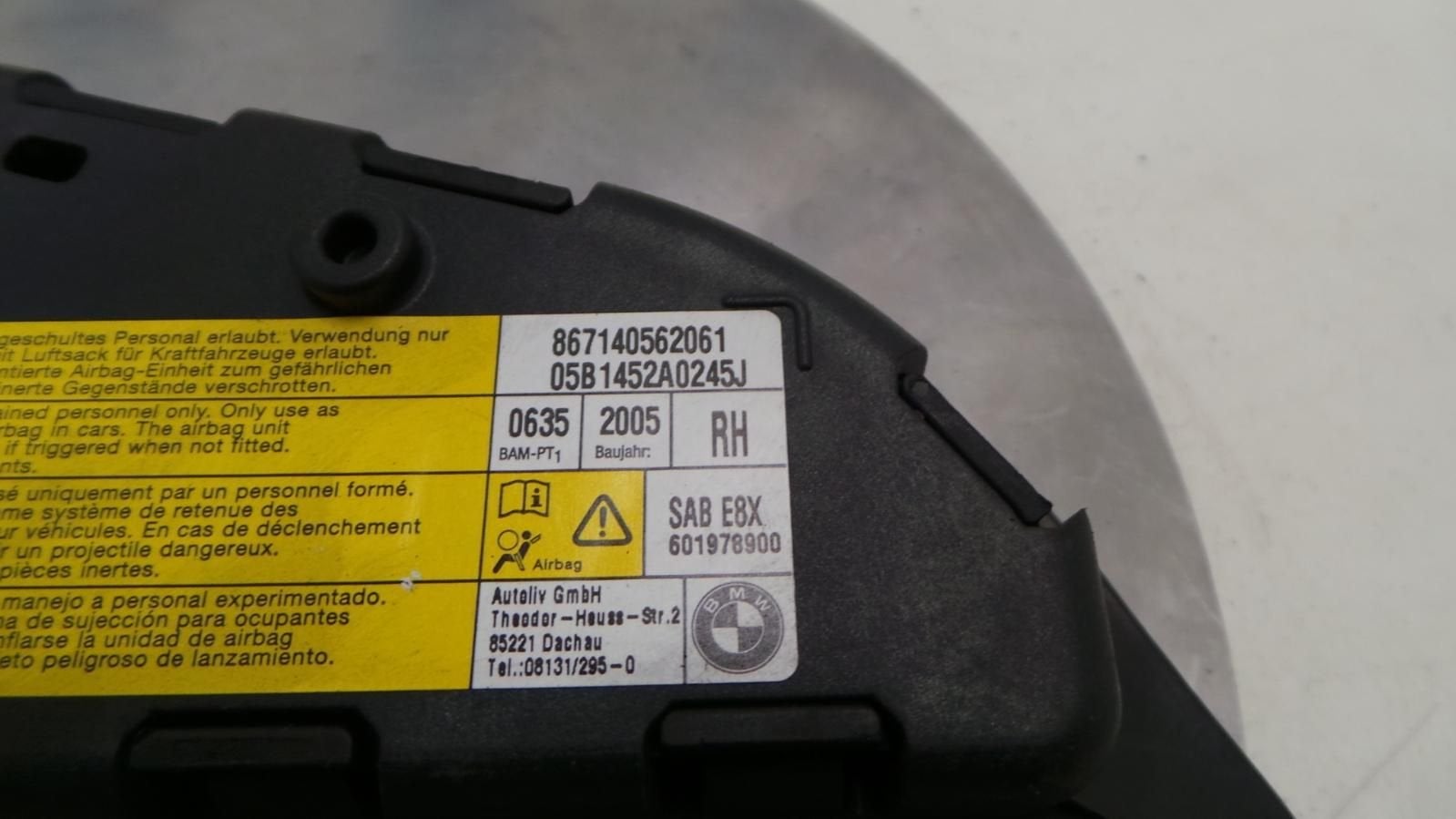 BMW 1 SERIES 118D AIRBAG RECHTS 2005, Ophalen of Verzenden, Gebruikt, ARN erkend