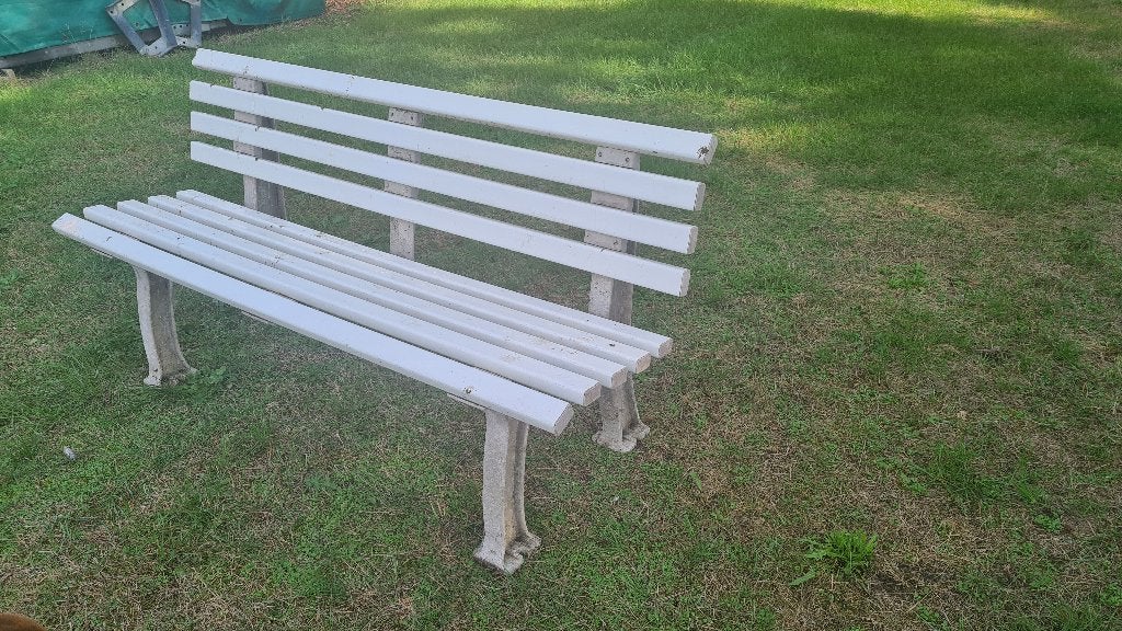 Pvc tuinbank gratis, Ophalen