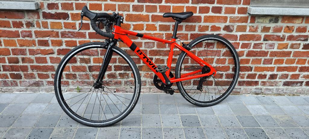 Kinderkoersfiets, Vélos & Vélomoteurs, B-twin, Comme neuf, Enlèvement, Vitesses