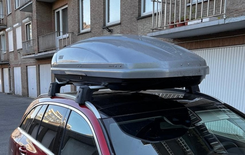 Roofbox Thule Motion 800 with (optionally) the roofrails, Autos : Divers, Coffres de toit, Utilisé, Enlèvement