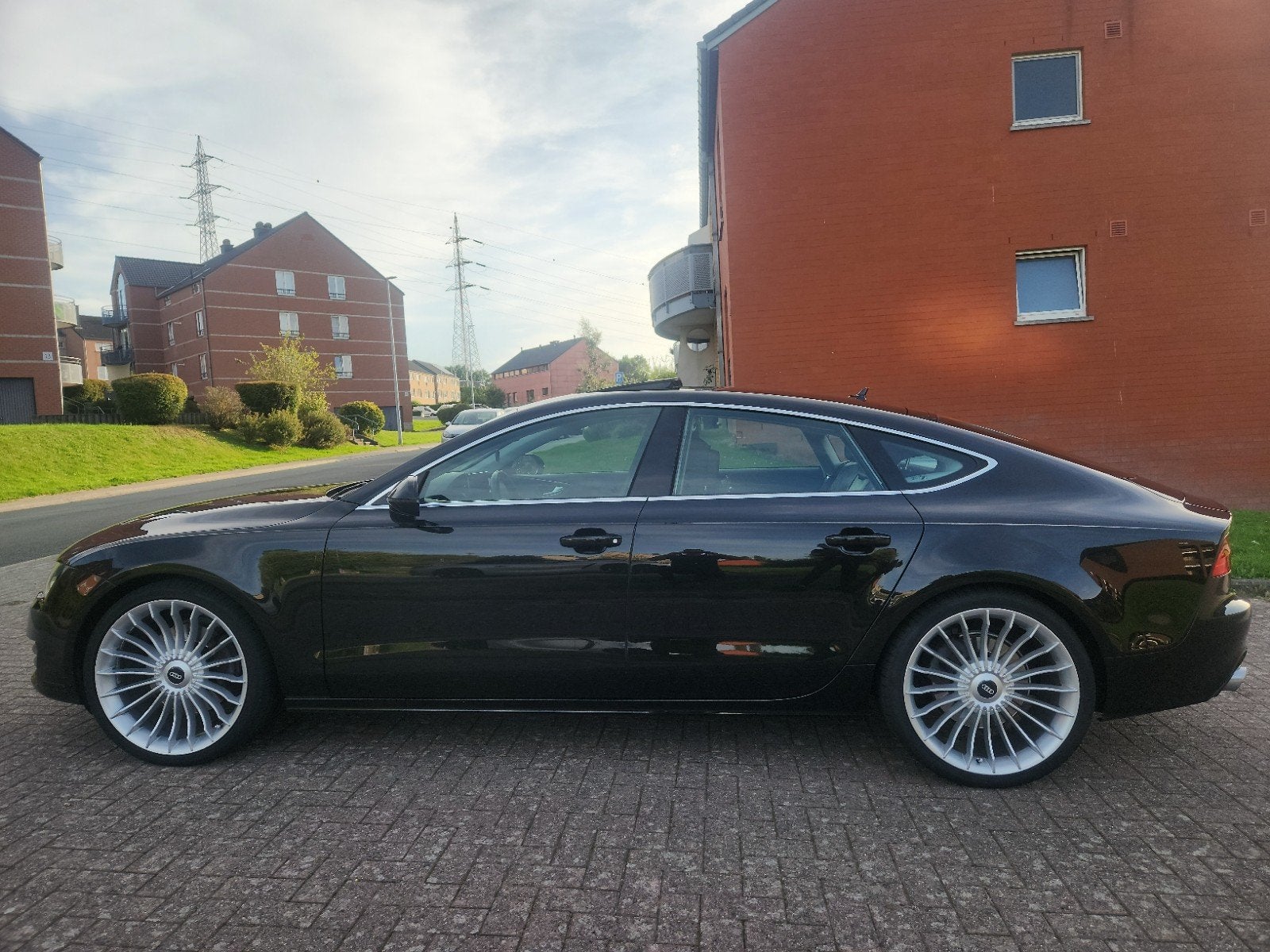 Audi A7 3.0TDI V6 185000 km, Auto's, Dealer onderhouden, Zwart, Leder, Bruin