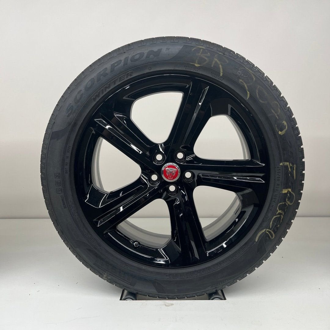 Jaguar F-Pace - 20 inch - winterbanden, Gebruikt, 255 mm, Banden en Velgen, Personenwagen