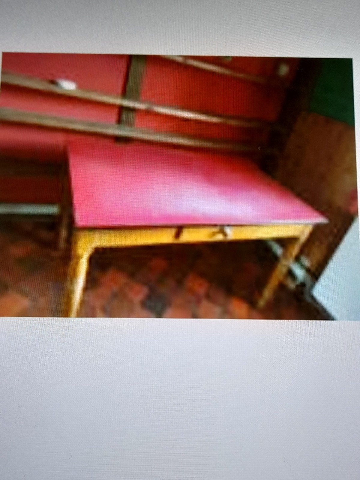 Grote massief eikenhouten tafel uit de jaren 50, Ophalen