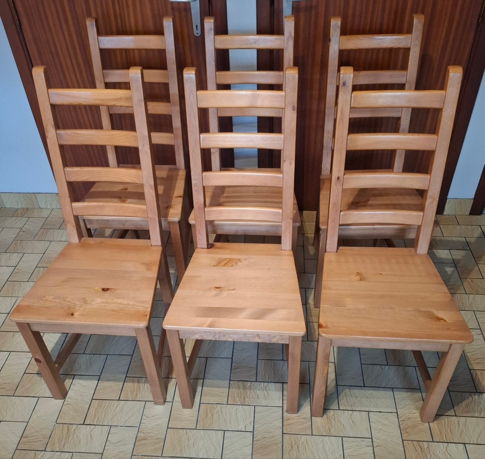 6 eetkamerstoelen, Huis en Inrichting, Ophalen, Gebruikt