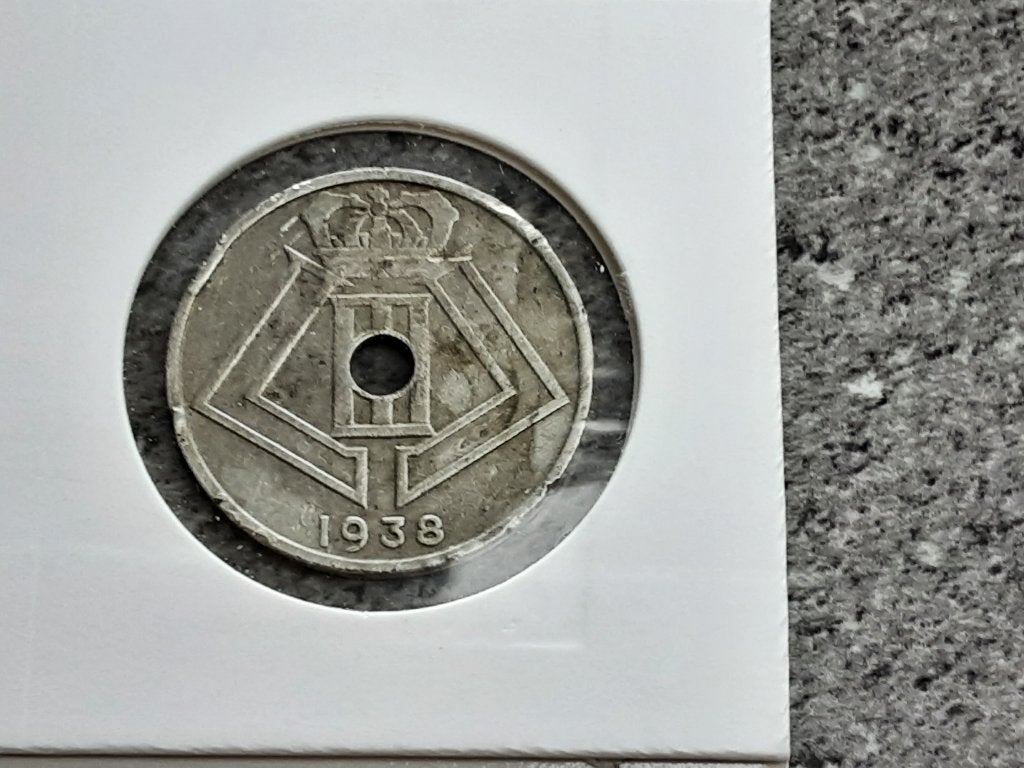 Belg - 25 cents - 1938 Fr/fl. (Ref 011) Livraison gratuite., Enlèvement ou Envoi, Monnaie en vrac