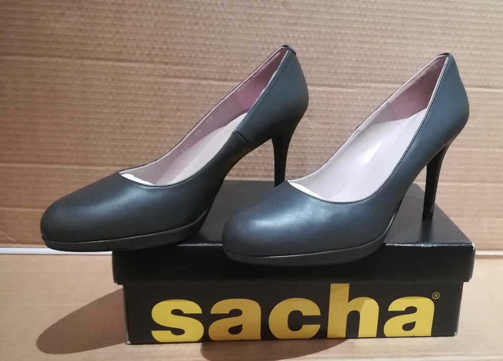 173A* SACHA PREMIUM sexy escarpins gris cuir (40), Vêtements | Femmes, Neuf, Gris, Escarpins, Sacha