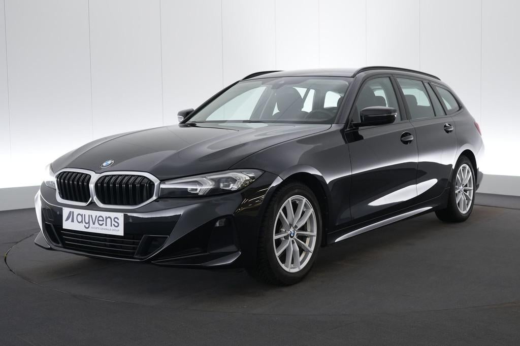 (2DDK046) BMW 3 TOURING, Auto's, BMW, Euro 6, 136 pk, Zwart, Bedrijf