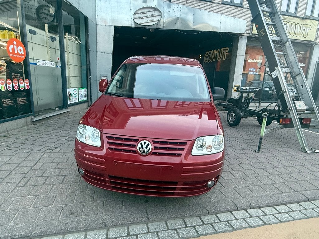 Volkswagen Caddy 2.0SDi 69ch — 2ème main service récent Clim, Rouge, Achat, 4 portes, Entreprise