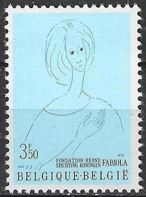 Belgie 1970 - Yvert/OBP 1546 - Koningin Fabiola (PF), Verzenden, Postfris, Postfris, Koninklijk huis
