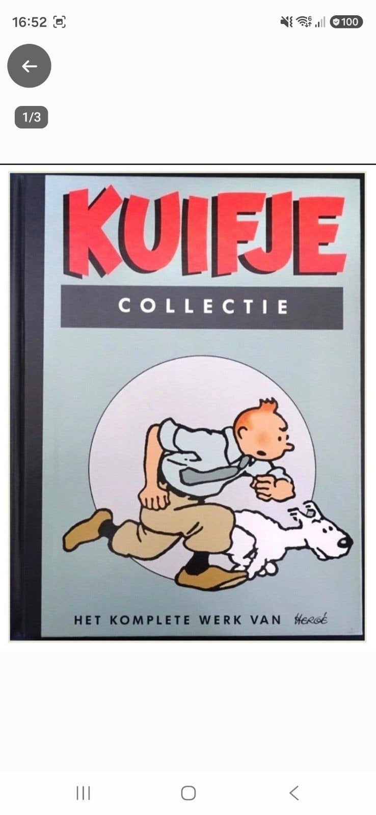 Kuifje het complete werk, Boeken, Verzenden
