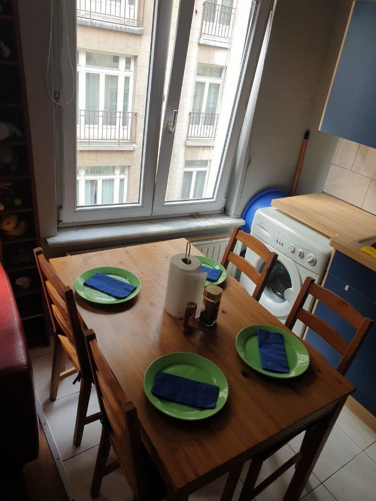 table à manger, Maison & Meubles, 100 à 150 cm, Cinq personnes ou plus, Comme neuf, Enlèvement