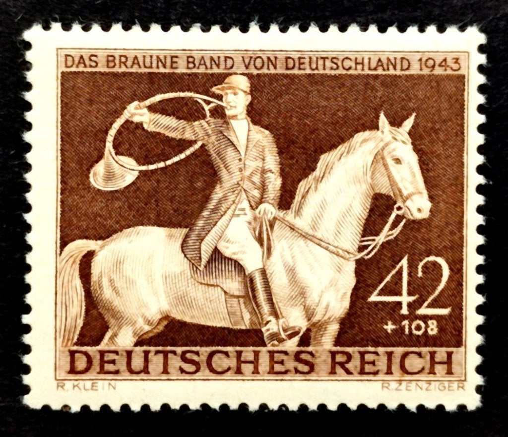 Dt.Reich: Das Braune Band 1943 POSTFRIS, Enlèvement ou Envoi, Autres périodes, Non oblitéré