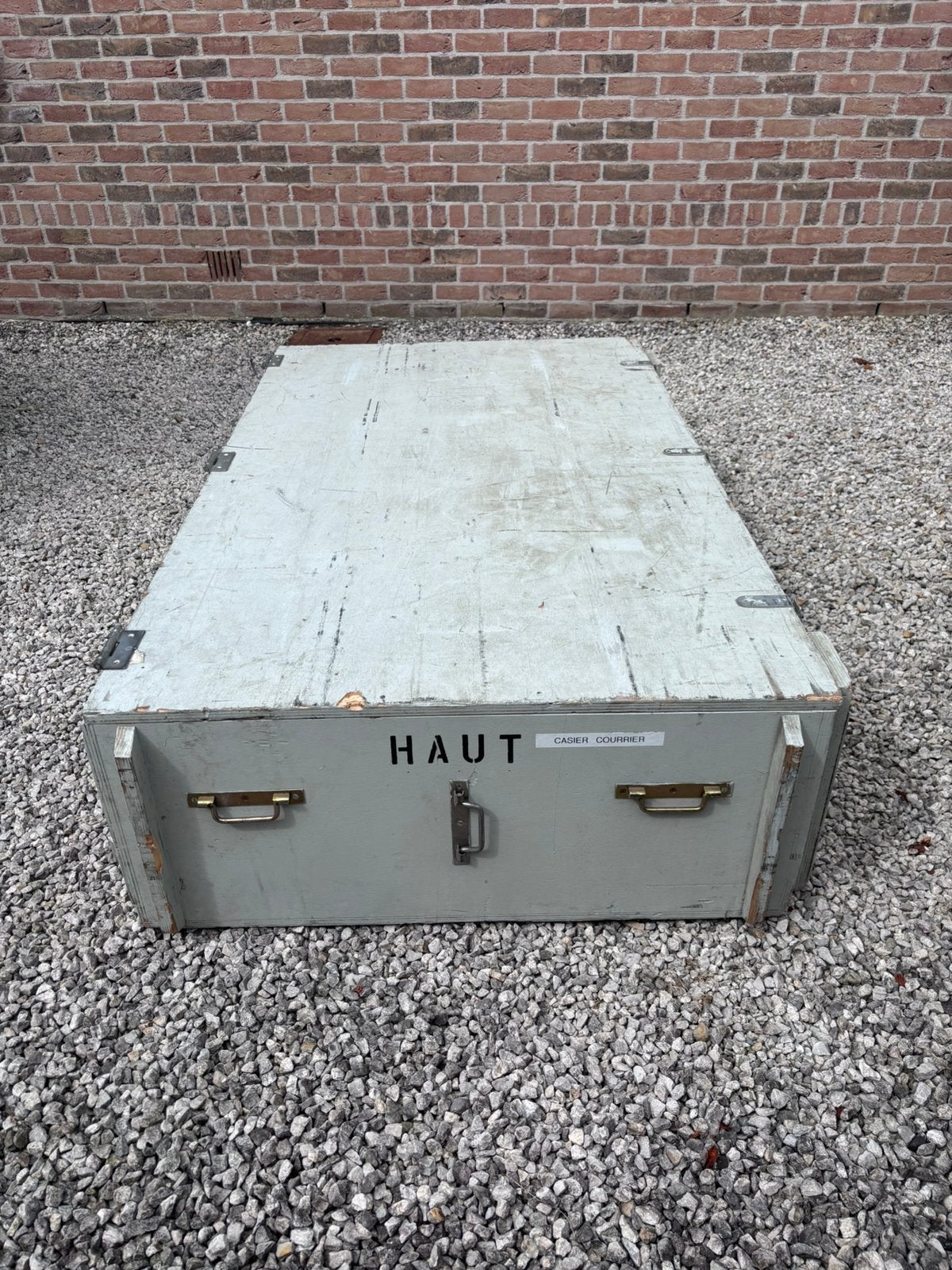 Robuuste transportkist hout, Enlèvement, Utilisé