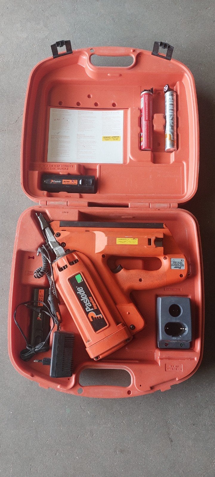 te koop nagelpistool Paslode, Doe-het-zelf en Bouw, Gereedschap | Overige machines, Ophalen, Gebruikt