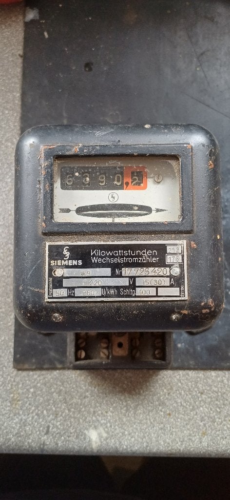 KwH meter, Doe-het-zelf en Bouw, Meetapparatuur, Ophalen, Gebruikt, Elektriciteit