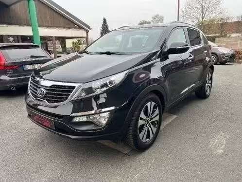 Kia sportage 2.0 crdi/4x4/automaat, 1995 cc, Zwart, Zwart, Bedrijf