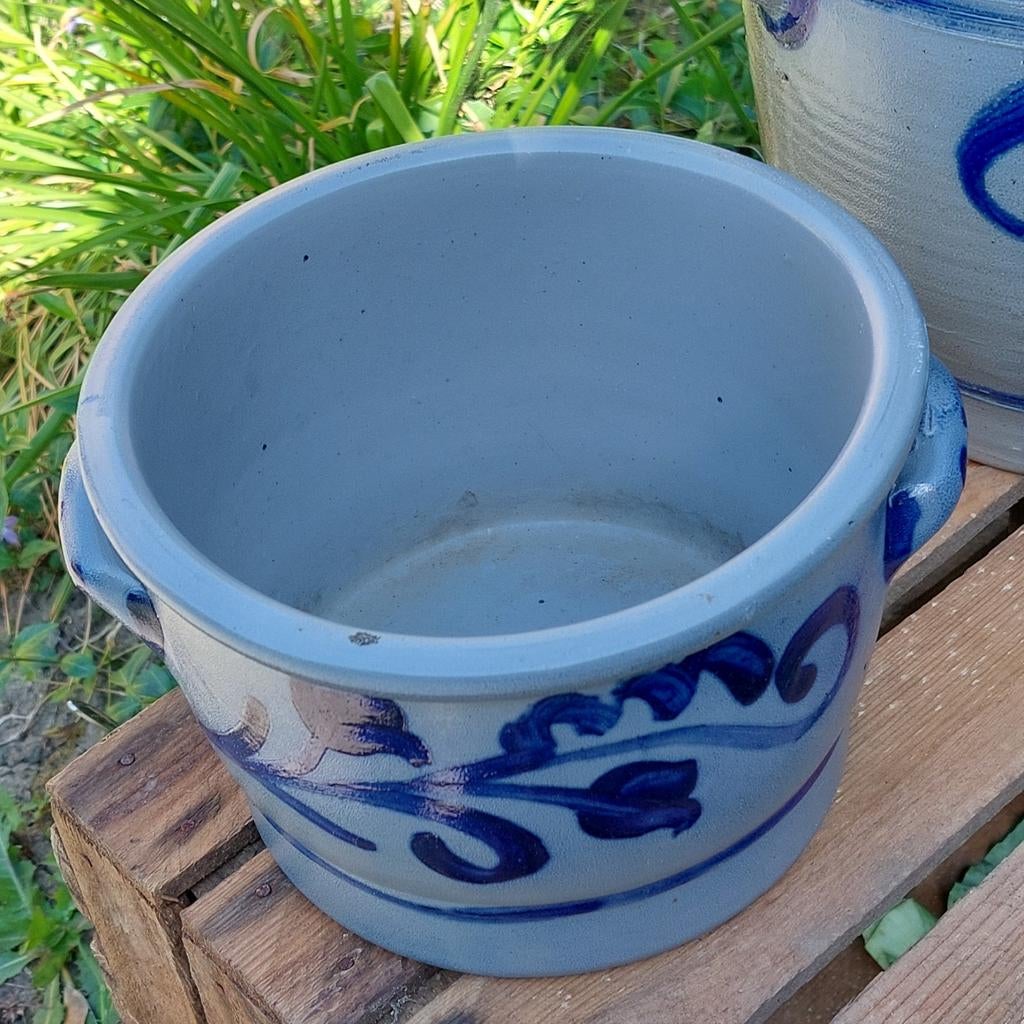 Stijnen pot 23 x 12 GRATIS., Jardin & Terrasse, Pots de fleurs, Balcon, 25 à 40 cm, Enlèvement, Utilisé