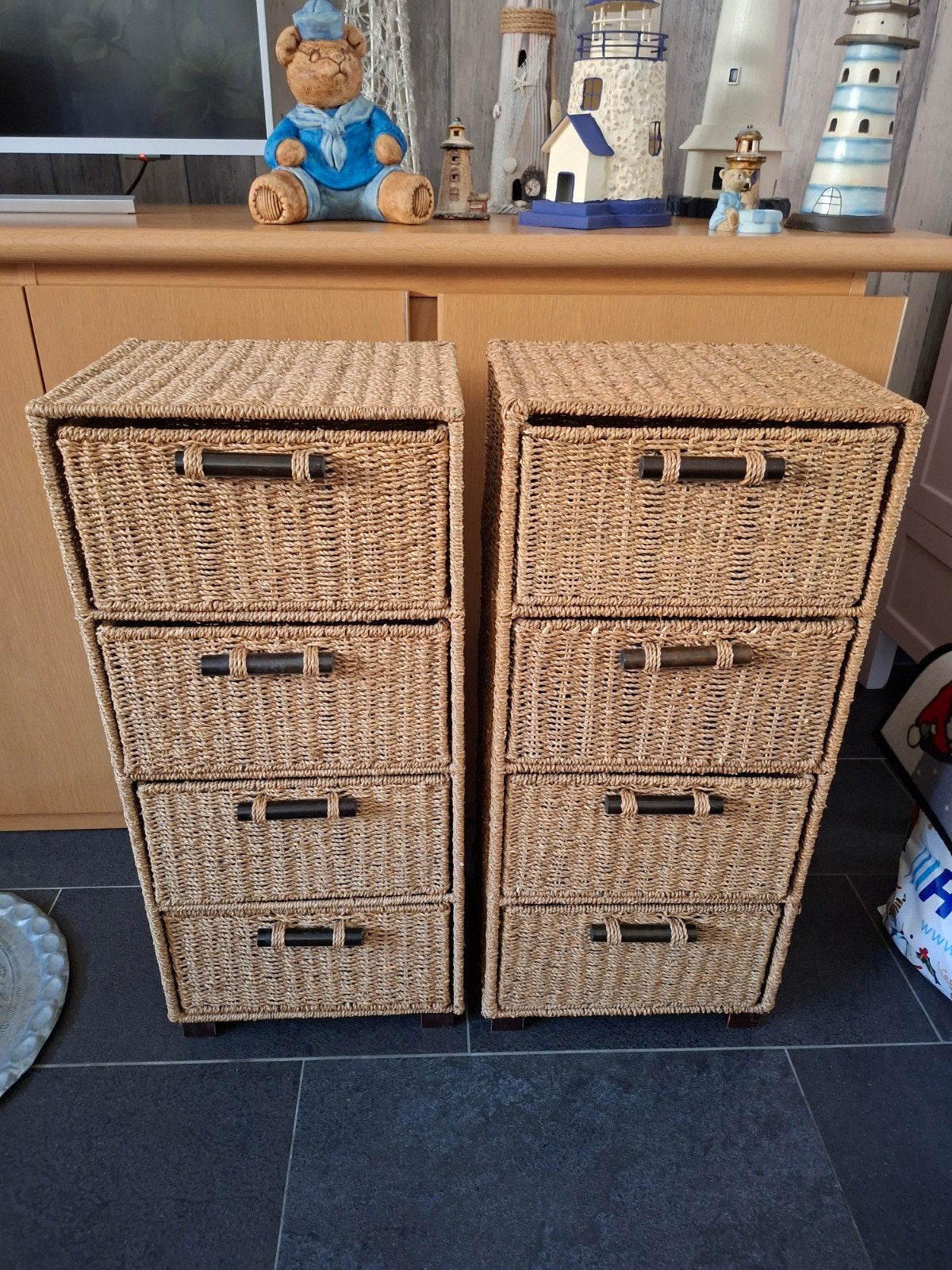 set van 2 identieke ladekasten zeer mooie staat, Huis en Inrichting, Kasten | Ladekasten, Ophalen