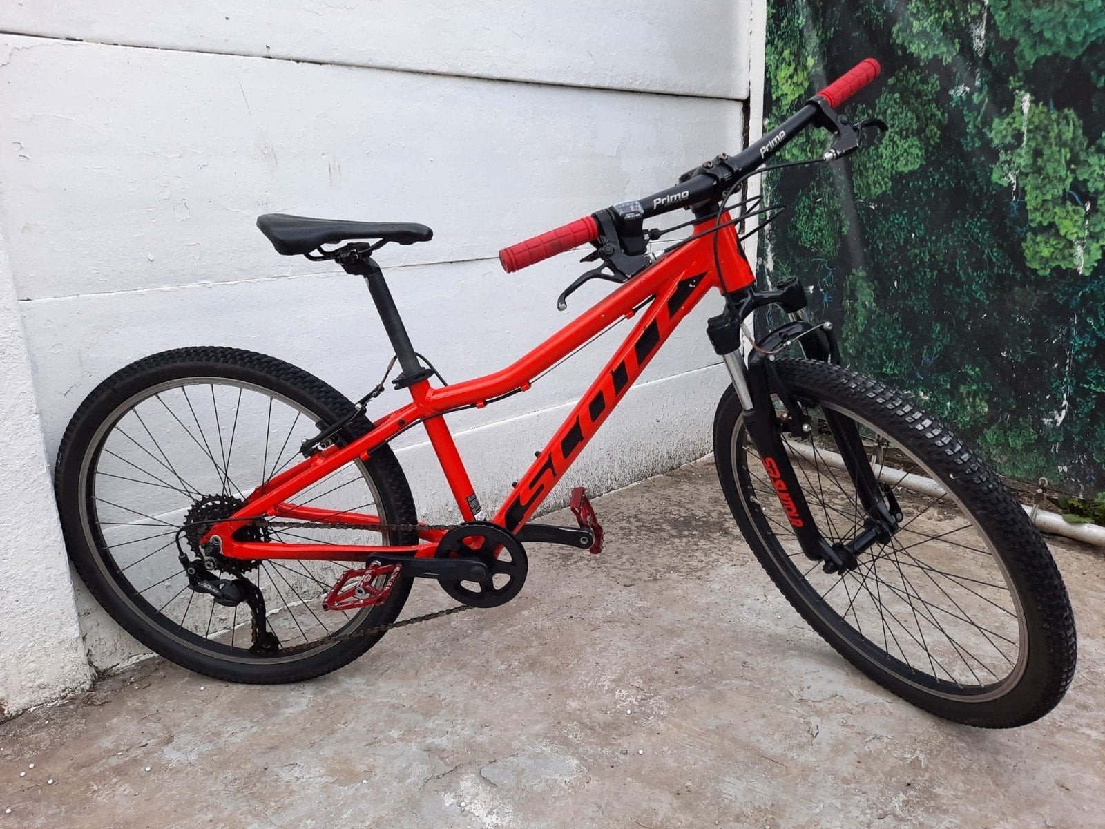 Fiets scott rood maat 24 mtb, Ophalen, Zo goed als nieuw