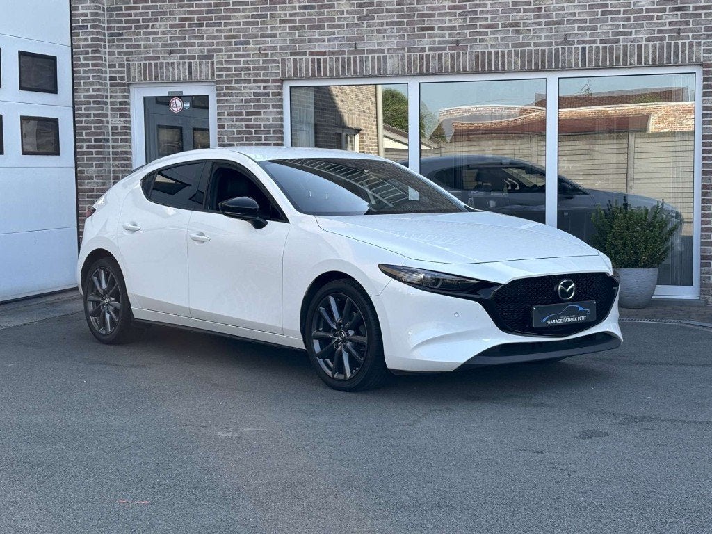 Mazda 3 2.0 M-HYBRID / Automaat / Leder / Bose / 58000km, Autos, Mazda, Euro 6, Entreprise, Garantie prolongée, Entretenue par le concessionnaire