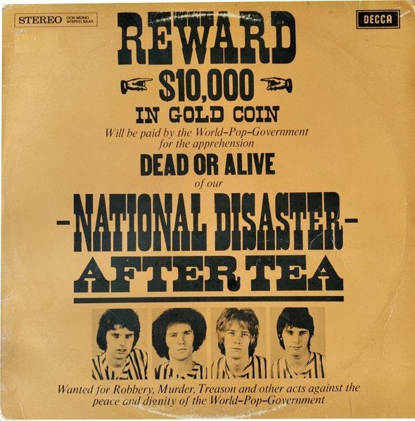 APRÈS LA CATASTROPHE NATIONALE DU THÉ, Enlèvement ou Envoi, Pochette photo, Utilisé, Blues rock