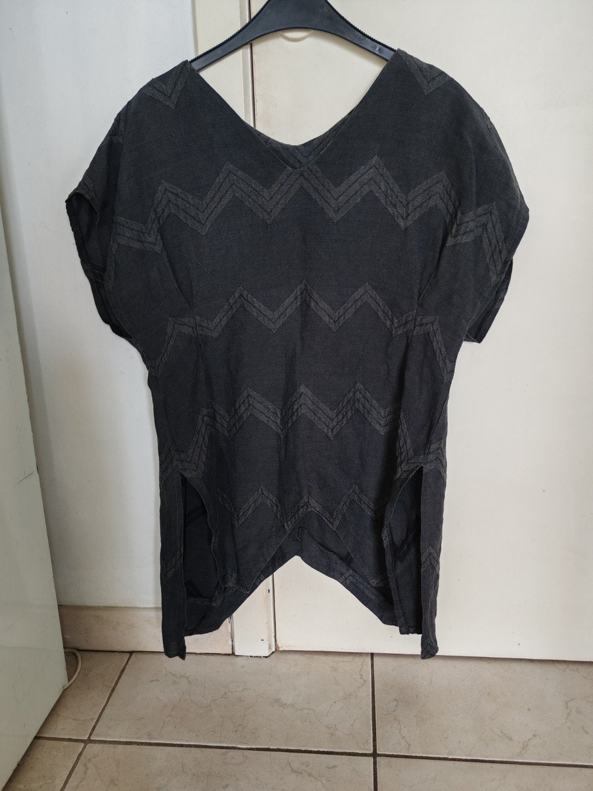 Bohemian t-shirt, Kleding | Dames, Zwart, Zo goed als nieuw, Korte mouw, Ophalen