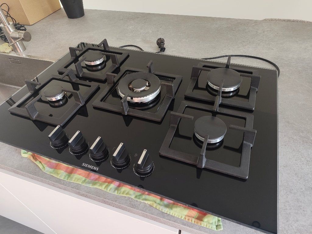 Siemens gasfornuis, Ophalen, Minder dan 85 cm, 60 cm of meer, Zo goed als nieuw