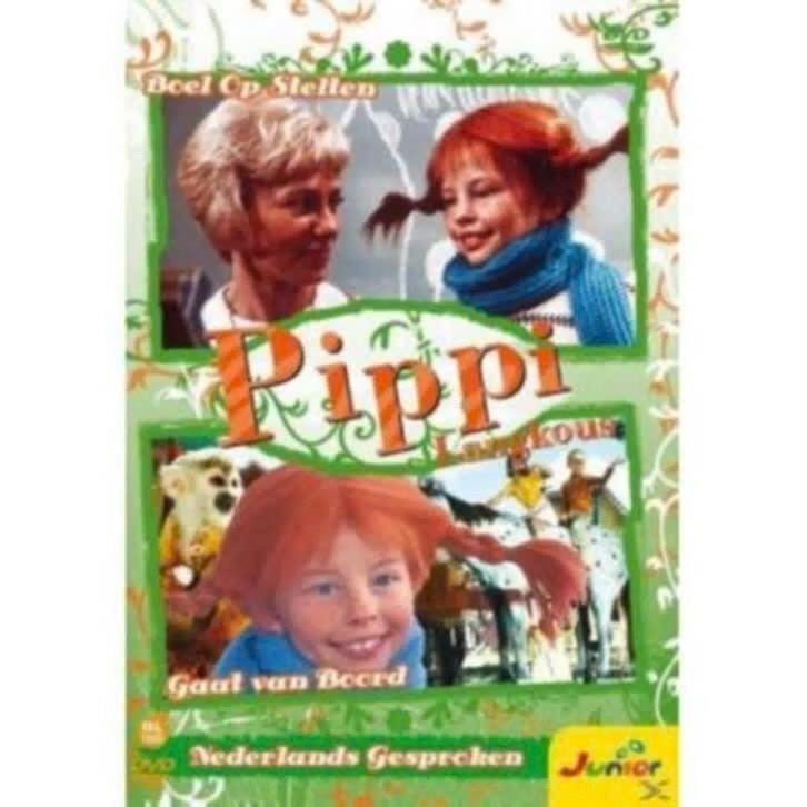Pippi Langkous - Zet de Boel op Stelten en Gaat van Boord, Cd's en Dvd's, Dvd's | Kinderen en Jeugd, Ophalen of Verzenden, Nederlands