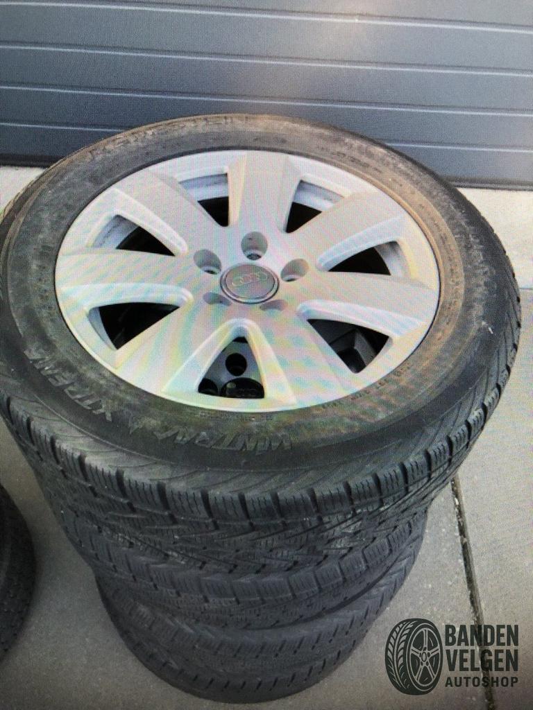 225-55-16 Audi A6 Originele LMV 5 x 112 ET42 16 Inch 7J APK, Auto-onderdelen, Banden en Velgen, Banden en Velgen, Winterbanden