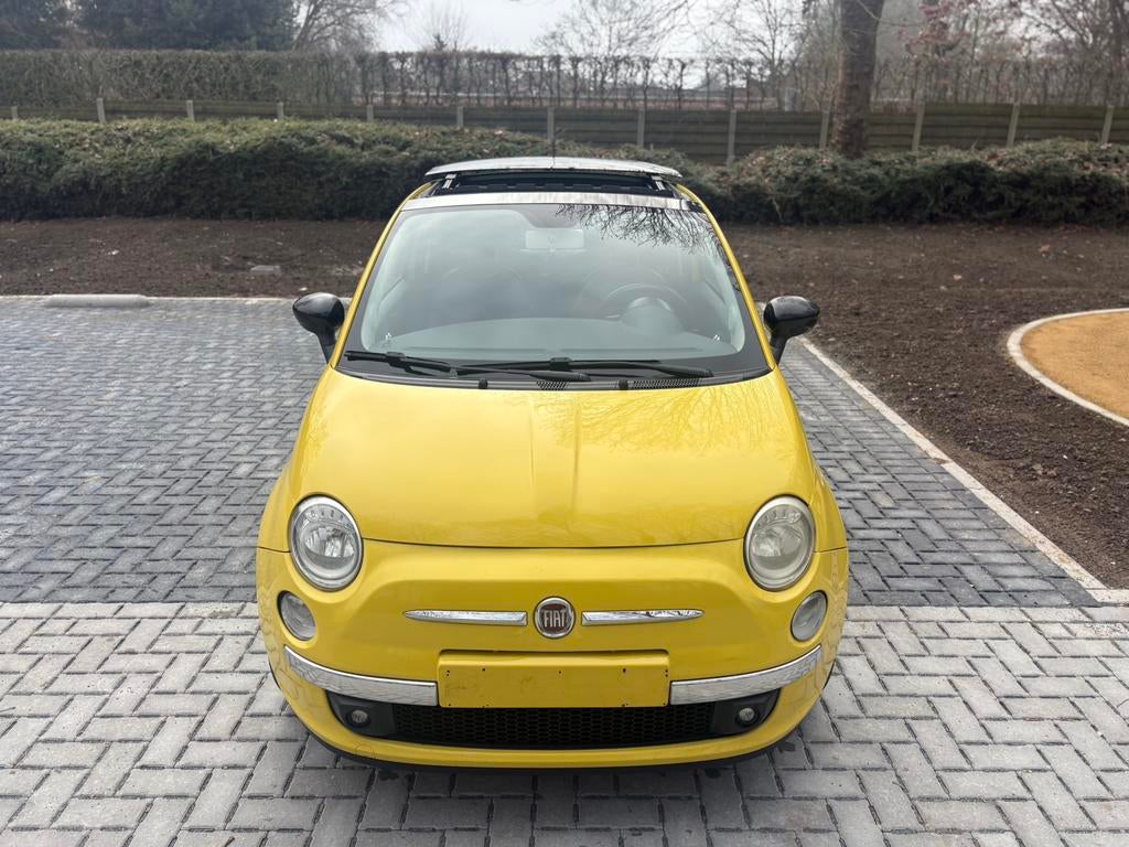 FIAT 500 / PANORAMISCHDAK / AUTOMAAT, Auto's, Automaat, Particulier, Boordcomputer, Te koop