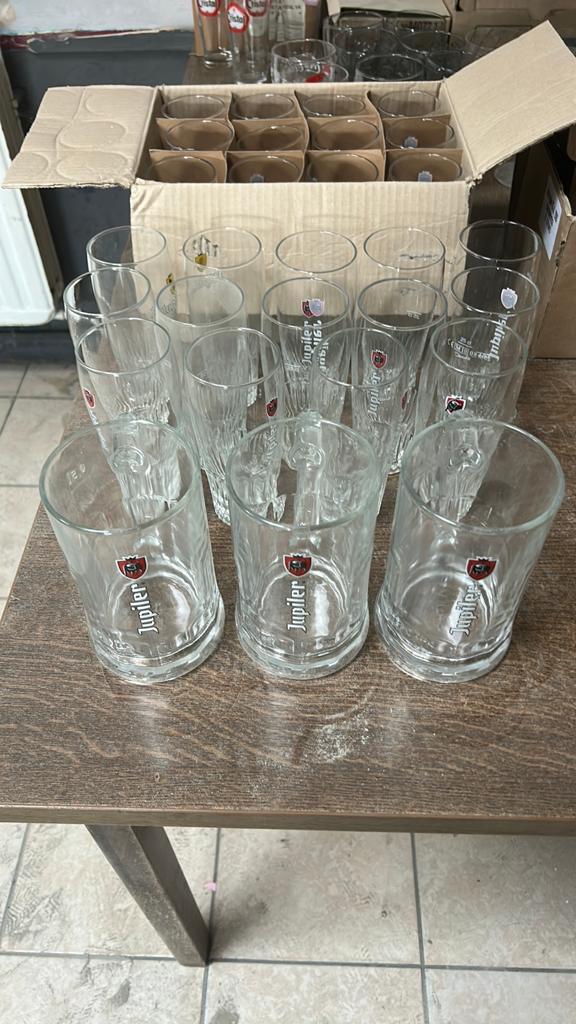 Lot de 29 verres jupiler, Collections, Verres & Petits Verres, Enlèvement, Comme neuf