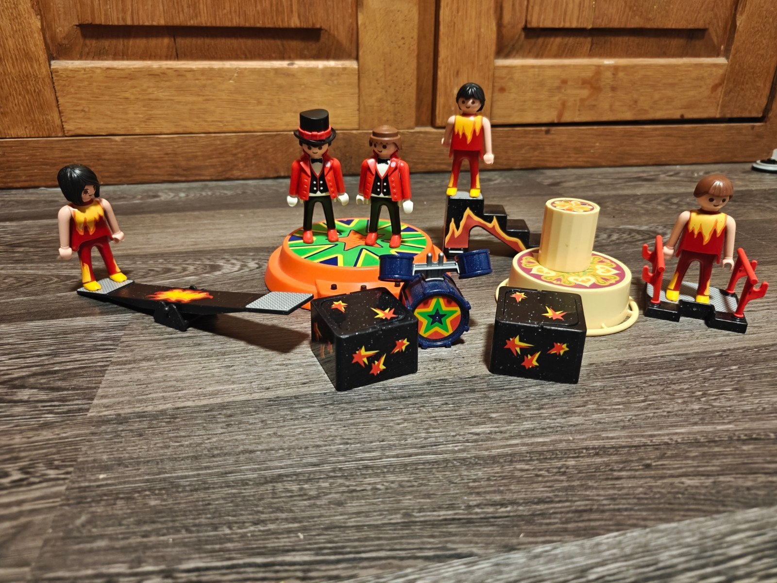 Acrobates et orchestre de cirque vintage Playmobil, Enlèvement ou Envoi, Utilisé, Pièces détachées, Autres types