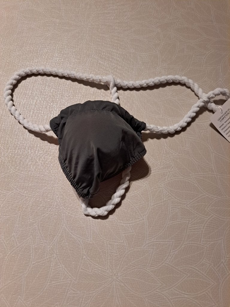 sexy herenstring, Ophalen, Wit, Newsywell, Slip