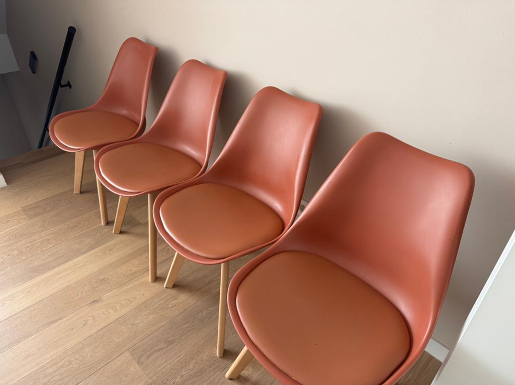 6 Chaises, Maison & Meubles, Enlèvement, Utilisé, Autres couleurs, Quatre