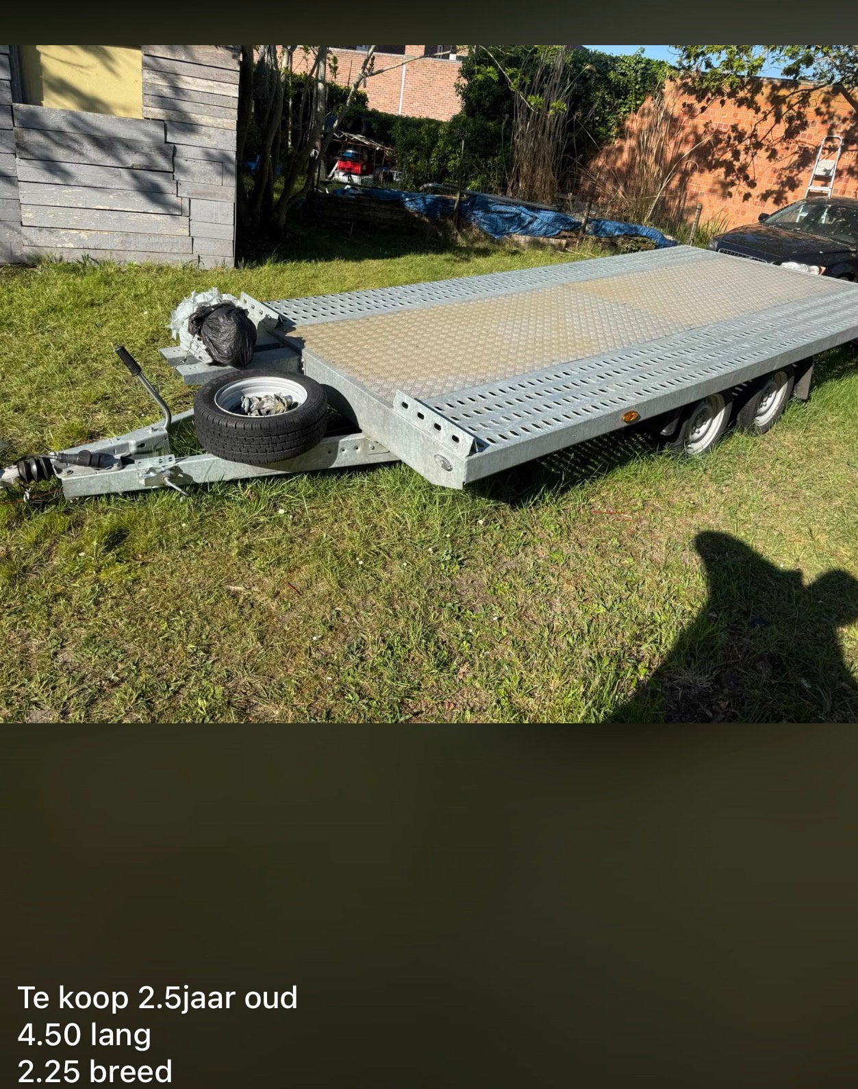 Autotransporter te koop – Zo goed als nieuw elektrische lier, Auto's, Particulier, Te koop