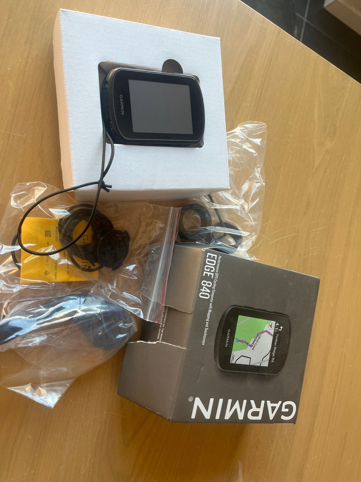 Garmin edge 840, Ophalen, Zo goed als nieuw